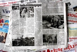 Dien Bien Phu victory widely covered in Lao media  - ảnh 1